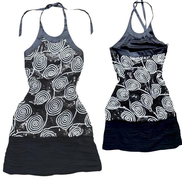 Y2K VTG. 4 PC. 2000'S VTG. CACHE DRESS TOPS PURSE BUNDLE 2/4 SMALL - Picture 2 of 8